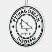 Keramik Pythagorean Theorem Ornament (Links)