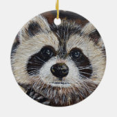 Keramik Raccoon Ornament (Hinten)