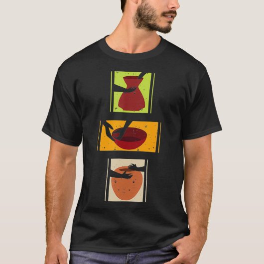 Keramik Retro Kiln Pottery Lover I Potterie T-Shirt (Vorderseite)