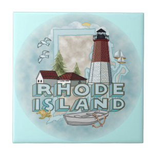Keramik Rhode Island Lighthouse Tile Fliese