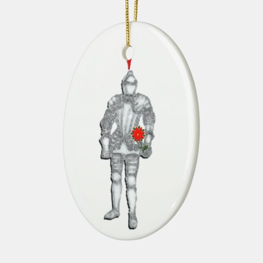 Keramik Ritter in leuchtender Rüstung Ornament (Links)