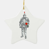 Keramik Ritter in leuchtender Rüstung Ornament (Vorne)