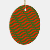 Keramik Rot und Grün Ornament (Rechts)