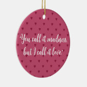 Keramik Rotes Herz Ornament (Rechts)