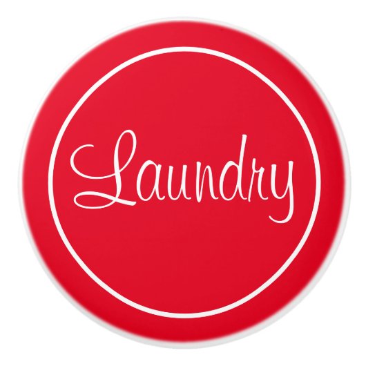 Keramik Rotwäscherei Keramikknauf (Vorderseite)