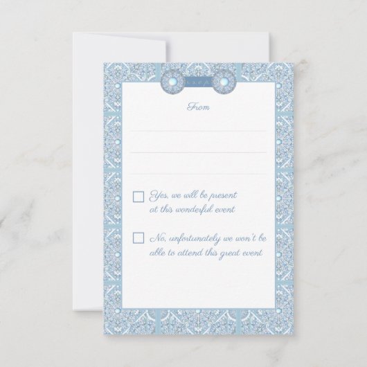 Keramik RSVP Karte (Rückseite)