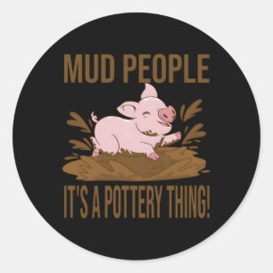 Keramik Runder Aufkleber