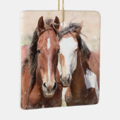 Keramik Sand Wash Becken Wilde Pferde Keramikornament (Rechts)