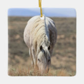 Keramik Sand Wash Becken Wilde Pferde Keramikornament (Vorderseite)