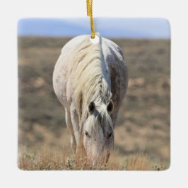 Keramik Sand Wash Becken Wilde Pferde Keramikornament