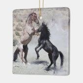 Keramik Sand Wash Becken Wilde Pferde Keramikornament (Links)