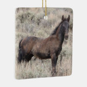 Keramik Sand Wash Becken Wilde Pferde Keramikornament (Rechts)