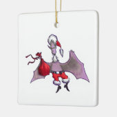 Keramik Santa Bat Keramikornament (Links)