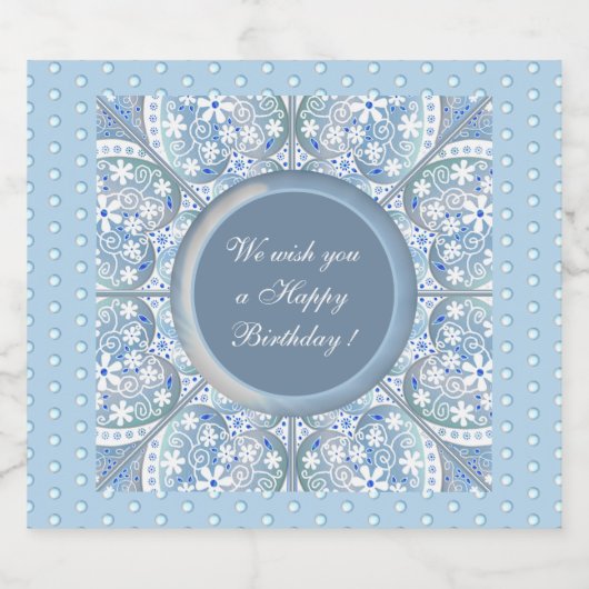 Keramik Schaumweinetikett (Einzelnes Label)