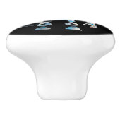 Keramik-Schublade-Handgriff, Rumpf Keramikknauf (Seitenansicht)