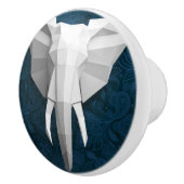 Keramik-Schublade/Türknopf - 3D-Elefant Keramikknauf (Rechts)