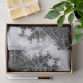 Keramik, schwarz und Schneeflocke Seidenpapier (Geschenk)