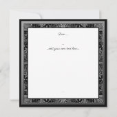 Keramik Schwarze leere Karte (Rückseite)