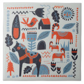 Keramik - Skandinavische Sammlung Fliese (Vorderseite)