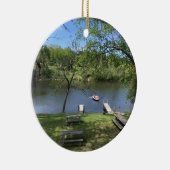 Keramik "SOMMER AM SEE" Keramik Ornament (Rechts)