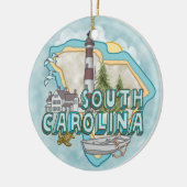 Keramik South Carolina Keramik Ornament (Links)