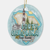 Keramik South Carolina Ornament (Links)