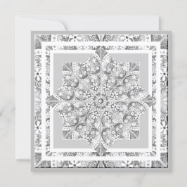 Keramik Spitzenschwarz Feiertagskarte