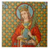 Keramik St. Barbara (JP 01) Tile 1 Fliese (Vorderseite)