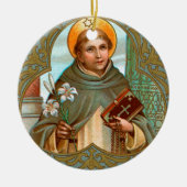 Keramik St. Dominic de Guzman (BK 07) Ornament (Vorne)