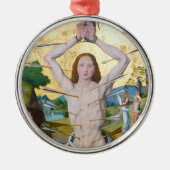 Keramik St. Sebastian (M 013) Ornament Aus Metall (Vorne)