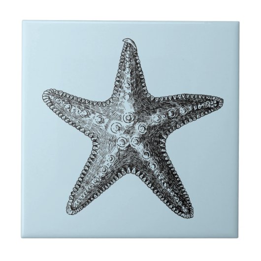Keramik "STARFISH"-MEERESWELT Fliese (Vorderseite)
