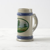 Keramik Stein Bierglas (VorderseiteRechts)