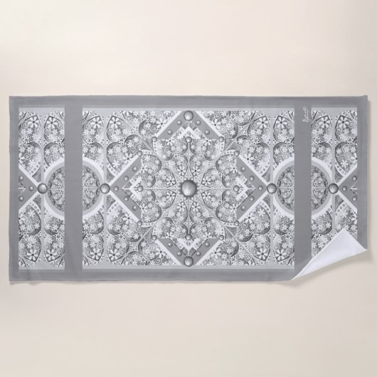 Keramik Strandtuch (Vorderseite)