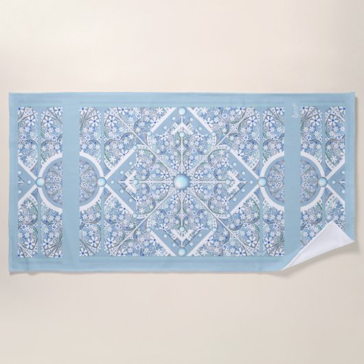 Keramik Strandtuch (Vorderseite)