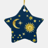 Keramik Sun, Moon & Stars Ornament (Hinten)