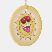 Keramik Sunny Cartoon Ornament (Rechts)