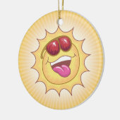 Keramik Sunny Cartoon Ornament (Links)
