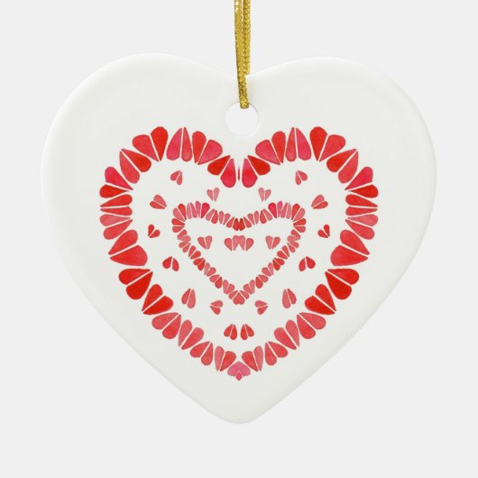 KERAMIK SWEET HEARTS ORNAMENT (Vorne)