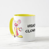 KERAMIK-Tasse des HEAD-Clowns Tasse (Vorderseite Links)