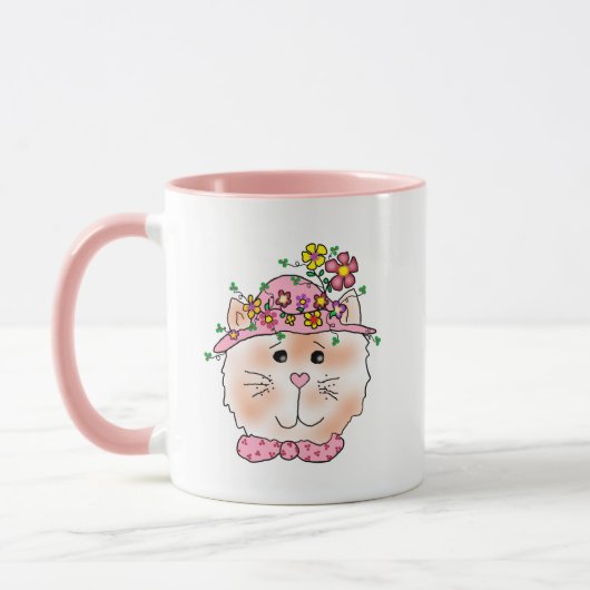 Keramik-Tasse Kitty Tasse (Links)
