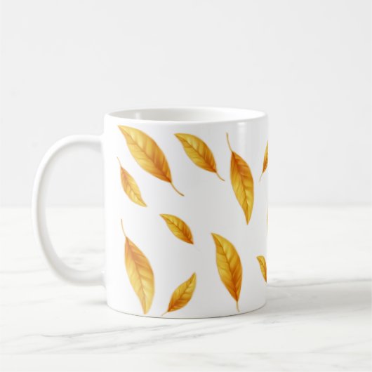 Keramik Tasse Leafy" Tasse Kaffee (Links)