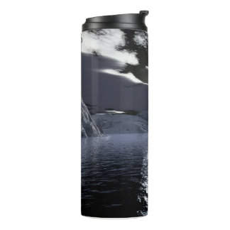 Keramik-Tasse mit atemberaubendem Nachtansicht-Des Thermosbecher