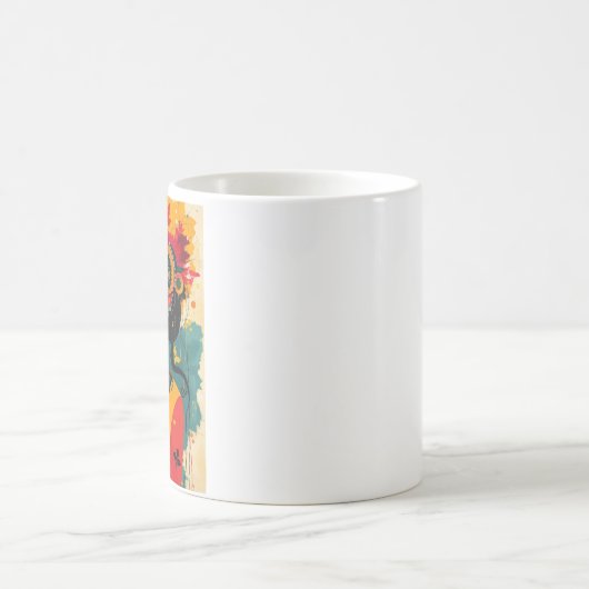 Keramik Tasse mit klassischem Design einer Frau (Mittel)