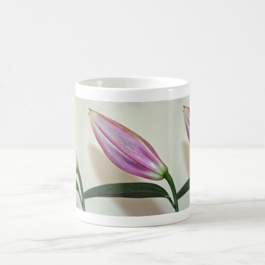 Keramik Tasse mit Lily Bud (Mittel)