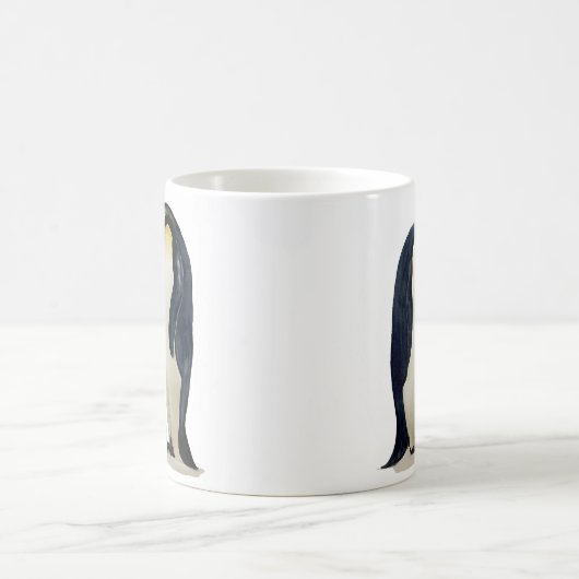 Keramik Tasse mit Pinguinfamiliendesign (Mittel)