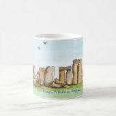 Keramik Tasse mit Stonehenge Design (Mittel)
