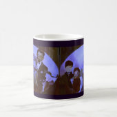 Keramik-Tasse mit violetter feiner Kunst: Kaffeetasse (Mittel)