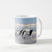 Keramik Tasse-Pinguine Kaffeetasse (VorderseiteRechts)