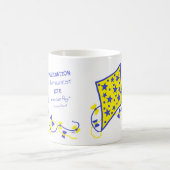 Keramik-Tasse - Whimsical Drachen mit Spruch Kaffeetasse (Mittel)