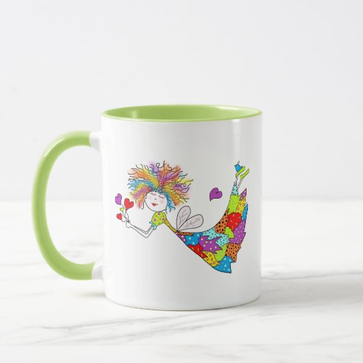 Keramik-Tasse Whimsical Fairy Tasse (Links)
